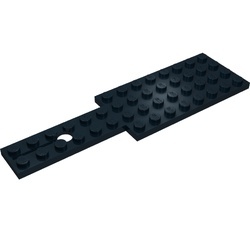 804-11G Bodemplaat 4x14 voor stuurmechanisme zwart gebruikt *