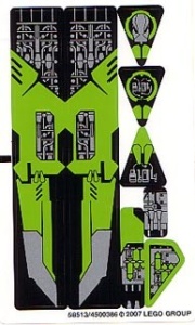 8104stk01 STICKER 8104 Shadow Crawler NIEUW *0S0000