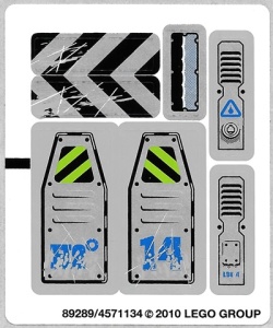 8189stk01 STICKER 8189 Mage Mech NIEUW *0S0000