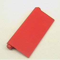 820b-5G Garagedeur 1x3x5 rood gebruikt *1C028