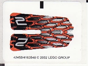 8468stk01 STICKER 8468 Power Crusher NIEUW *0S0000