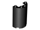 85941-11 Cylinder, half 2x4x5 met 1x2 uitsnede zwart NIEUW * - Img 2