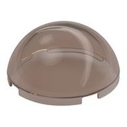 86500-13 Cylinder halve bol 4x4 transparant bruin (kleurnaam was: trans ZWART) NIEUW *