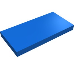 87079-7 Tegel 2x4 blauw NIEUW *1B136