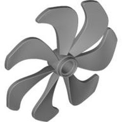 87751-95G Propellor 7 bladen 6 diameter zilver, mat gebruikt *0D0000