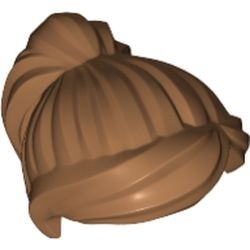 87990-150 Haar vrouw- paardenstaart caramel, midden NIEUW *0L0000