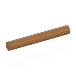 87994-150 Paal lengte 3 noppen caramel, midden NIEUW *
