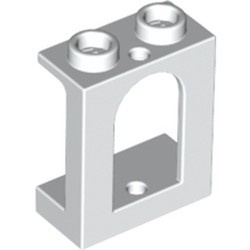 90195-1 Raam 1x2x2 kasteel met halfrond raam wit NIEUW *1B280