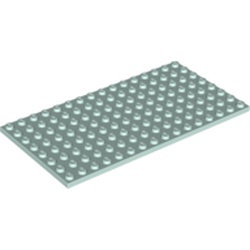 92438-152 Platte plaat 8x16 aqua, licht NIEUW *5K0000