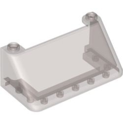 92583-13G Ruit 2x6x3 (breder) transparant zwart gebruikt *