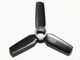 92842-11 Propellor L5 diameter- 3 dunne bladen zwart NIEUW *