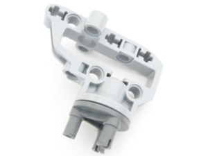 92908c01-86 Technic, besturing asbehuizing MET donkerblauwgrijze ronde wielnaaf en 3 pinnen grijs, licht (blauwachtig) NIEUW *0L0000