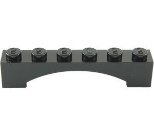 92950-11E EUROVOORDEEL: 10x Steen, boog 1x6x1 hoog VERHOOGDE BOOG zwart NIEUW *1B387