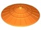 93059-4 Ronde grote hoed (Aziatisch) oranje NIEUW *0L0000