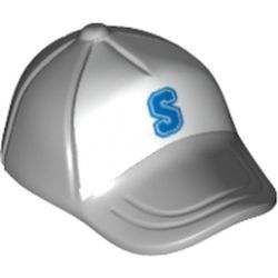 93219pb05-86 Cap met gebogen klep, blauw S embleem grijs, licht (blauwachtig) NIEUW *0L0000