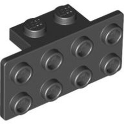 93274-11 Verbindingsplaat 1x2- 2x4 (breed) zwart NIEUW *1B264