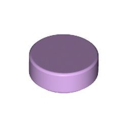 98138-154 Tegel 1x1 ROND lavender, licht NIEUW *1B142