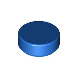98138-7 Tegel 1x1 ROND blauw NIEUW *1B141