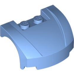 98835-42 Motorkap 3x4x1 2/3 gebogen voorkant blauw, midden NIEUW *0B003
