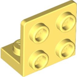99207-103 Verbindingsplaat 1x2- 2x2 OMGEKEERD geel, lichthelder NIEUW *1B261