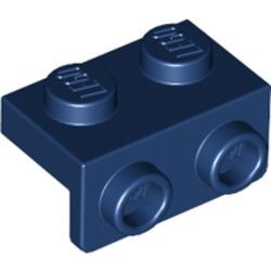 99781-63 Verbindingsplaat 1x2- 1x2 blauw, donker NIEUW *1B256