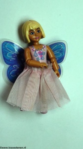 belvFem27aG Vrouw - Cherrie Blossom (Pink Skirt, blauw vleugels) #5859 gebruikt *