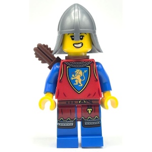 cas565 Ridder, Leeuwenkoning helm met nekbescherming met pijlhouder NIEUW *