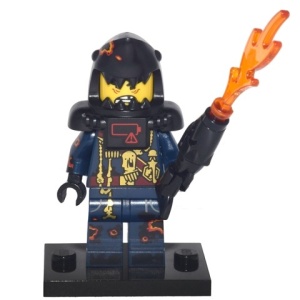 coltlnm-14 The Ninjago Movie- Shark Army Great White- Met harpoen en voetstuk NIEUW *0M0000