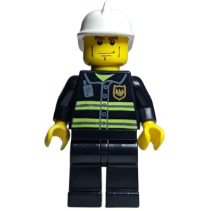 cty0043 Brandweerman met wittel helm NIEUW *0M0000
