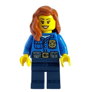 cty0485 Politie- City Officer met politiepet NIEUW *0M0000
