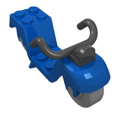 fabac3-7G FABULAND scooter blauw gebruikt *