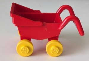fabad3c02-5G FABULAND kinderwagen rood gebruikt *