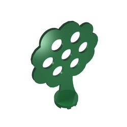 fabea1-6G Fabuland boom groen gebruikt *