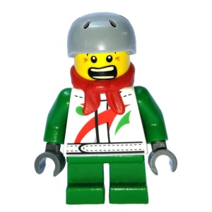 hol070a Jongen met octan jas, rode bandana en sport helm NIEUW *0M0000