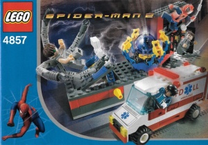 INS4857-G 4857 BOUWBESCHRIJVING- Doc Ock's Fusion Lab gebruikt *