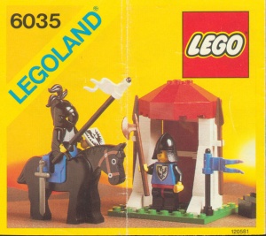 INS6035-G 6035 BOUWBESCHRIJVING- Castle Guard gebruikt *LOC RBL