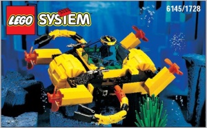 INS6145-G 6145 BOUWBESCHRIJVING- Aquazone: Crystal Crawler gebruikt *LOC RBS