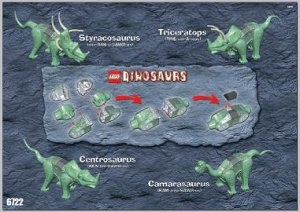 INS6722-G 6722 BOUWBESCHRIJVING Styracosaurus gebruikt *LOC RB