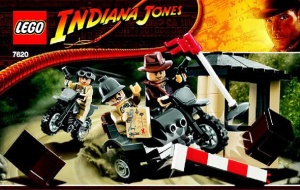 INS7620-G 7620 BOUWBESCHRIJVING- Indiana Jones Motorcycle Chase gebruikt *