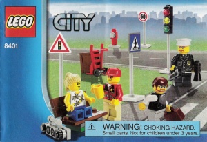 INS8401-G 8401 BOUWBESCHRIJVING- City Minifigure Collection gebruikt *