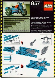 INS857-G 857 BOUWBESCHRIJVING Motorcycle gebruikt *