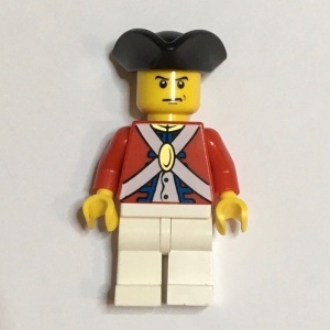 pi125 Imperial Soldier II- Rode coat, zwarte hoed, boos gezicht NIEUW *0M0000