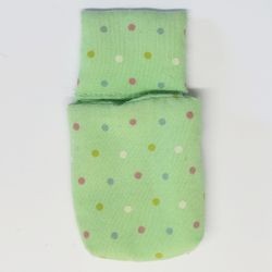 pouch03-38G BELVILLE Slaapzak kind groen, licht gebruikt *