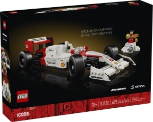 Set 10330-G McLaren MP4/4 & Ayrton Senna, met doos (99% compleet) gebruikt * - Img 2