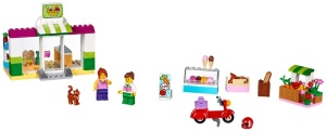 Set 10684 Supermarkt koffer gebruikt *