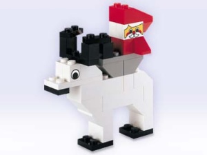 Set 1129 Kerstman op rendier NIEUW *0M0000