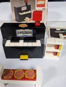 Set 293-G Piano COMPLEET met doos en instructie gebruikt *