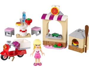 Set 41092-G Stephanie's Pizzeria, zonder doos gebruikt *
