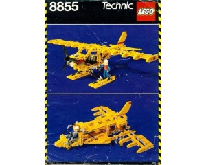 Set 8855-G Set 8855 Prop Plane, met MOOIE doos (99% compleet) gebruikt * - Img 2