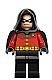 sh0059 Robin- Zwarte cape en kap NIEUW *0M0000